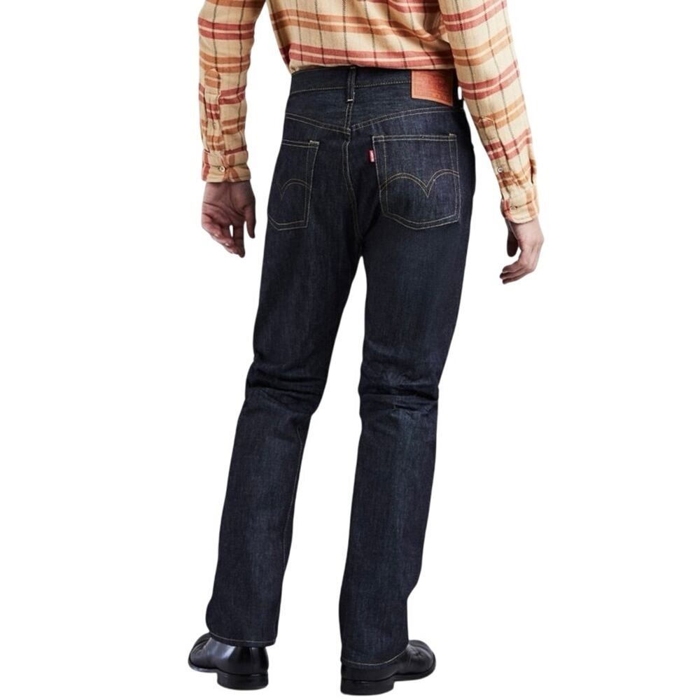 Levi's Men's 501 Dark Wash Straight Leg Denim Jeans Size 32x30 Workwear Chores